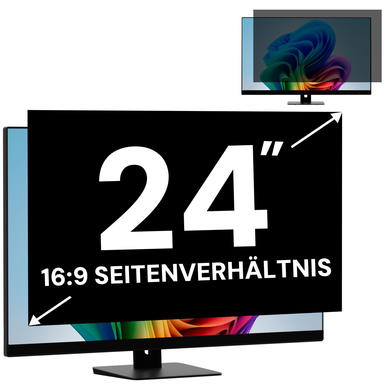 FYJRCY Magnetischer Blickschutzfolie für Macbook, Abnehmbarer Sichtschutzfolie Laptop, Sichtschutzfilter Laptops und Blendfreier Blaulicht Bildschirmschutz