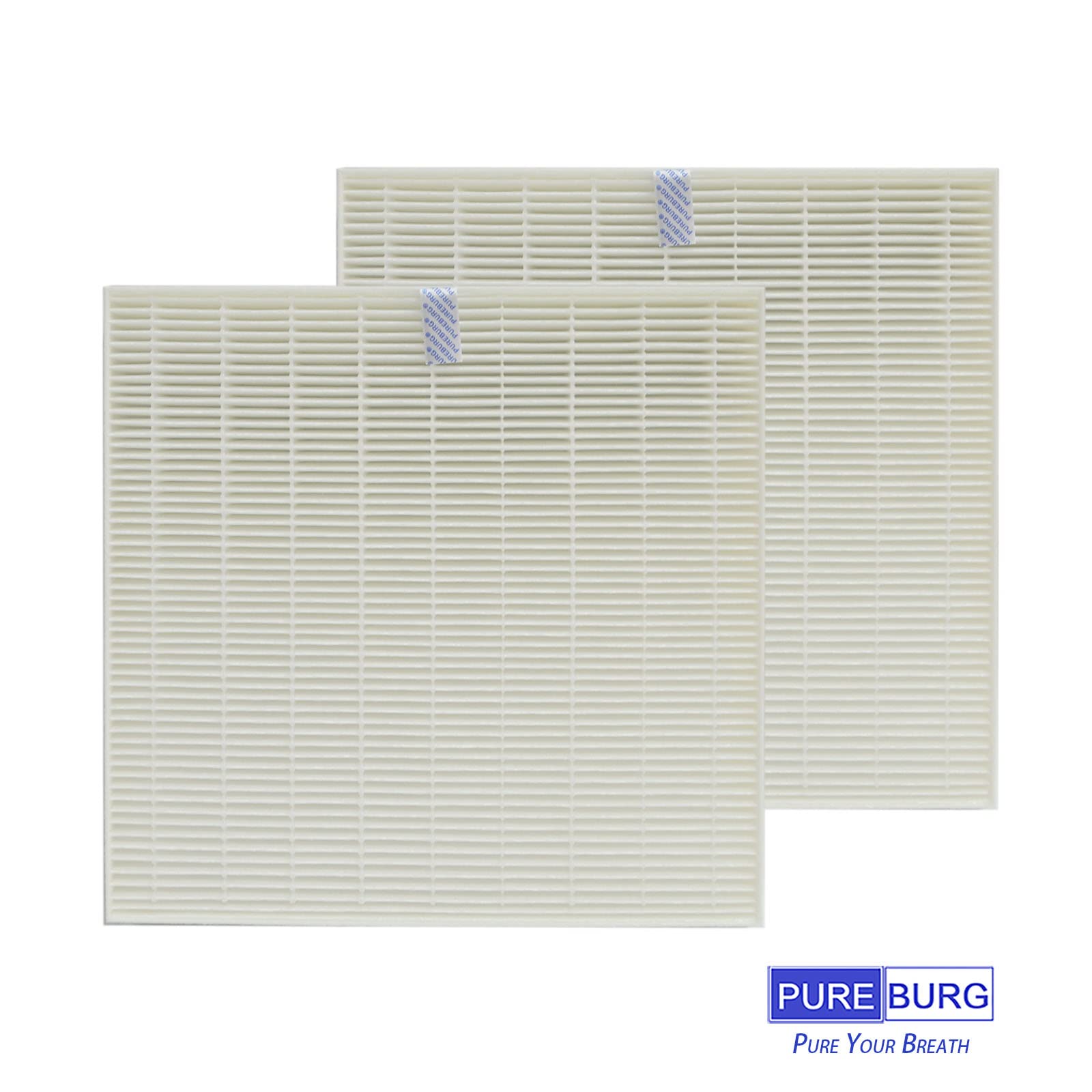 PUREBURG Ersatz-HEPA-Filter kompatibel mit Inventor Atmosphere XL 20L/25L Luftreiniger und Luftbefeuchter 2-in-1, H13 Air Clean Dust, 2er-Pack