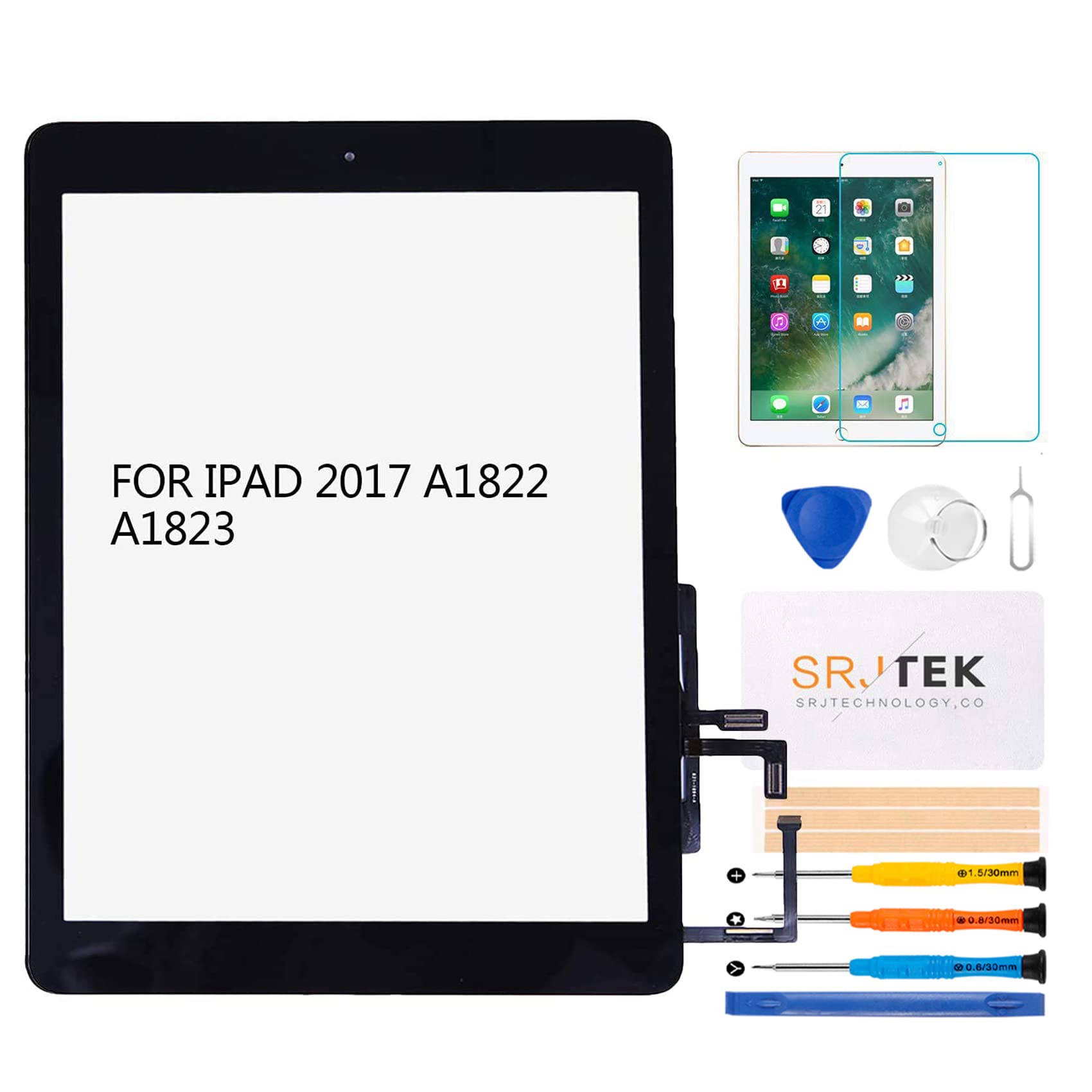 Amazon.co.jp: SRJTEK タッチパネル For iPad 第五世代 2017
