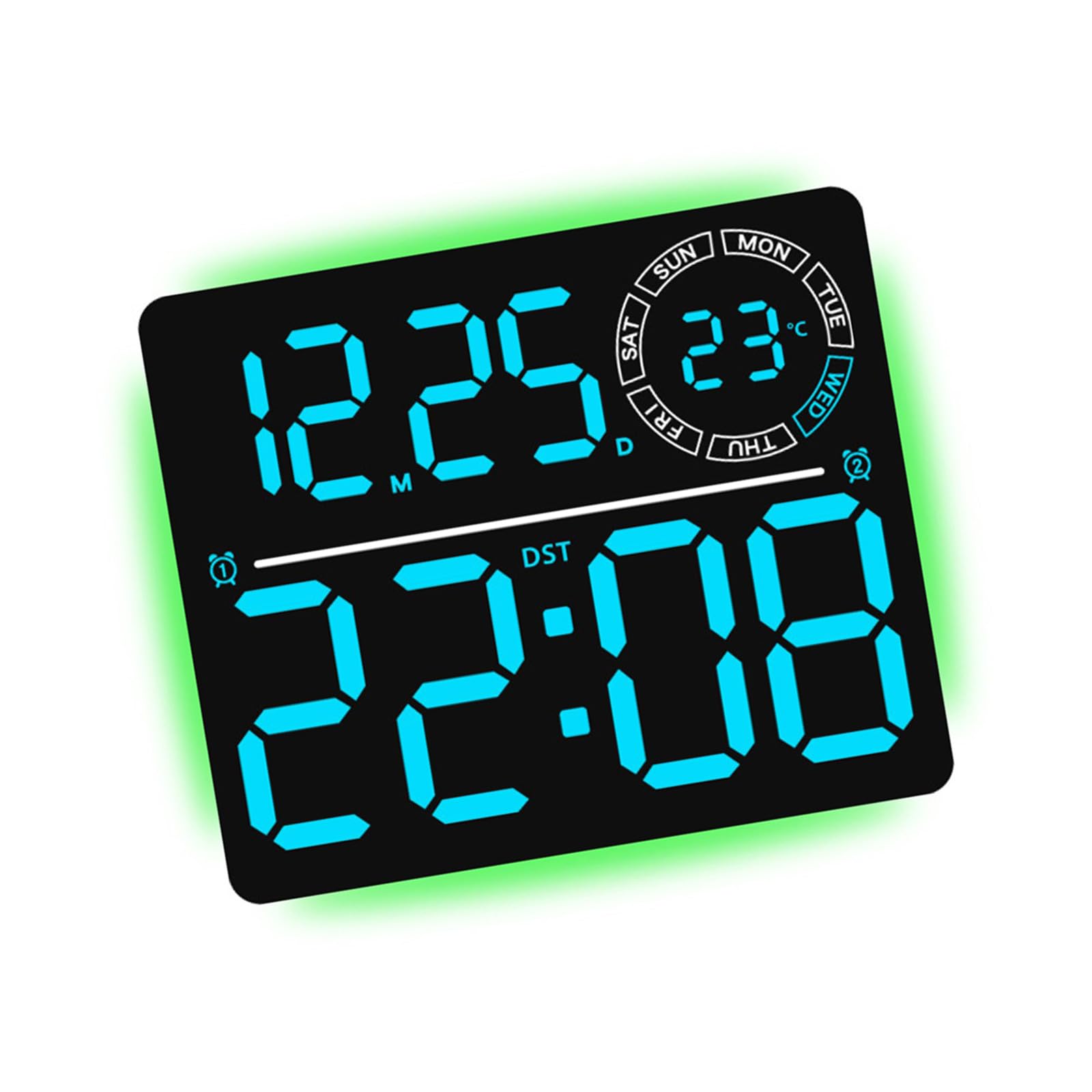 Horloge numérique salon et bureau pour une ambiance moderne et zen