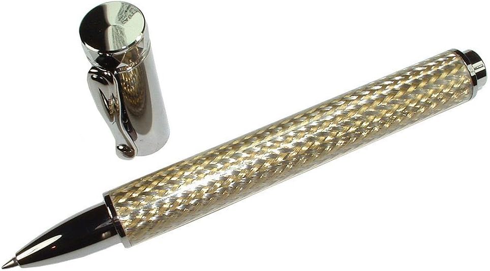 Braided Firenze Roller Ball Pen - Hand Turned