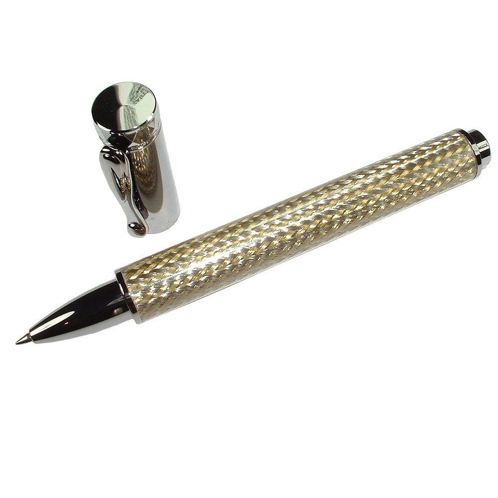 Braided Firenze Roller Ball Pen - Hand Turned