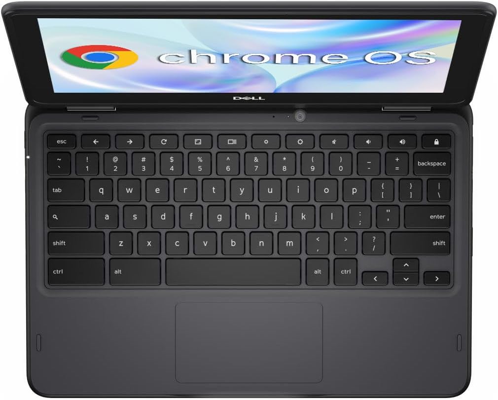 Dell Chromebook 11 3100 2-in-1 11.6" Touchscreen Laptop Computer, Intel Celeron N4000 Notebook PC for Students, 4 GB RAM, 32 GB eMMC, Type-C, Japanese Keyboard, Chrome OS (Renewed)