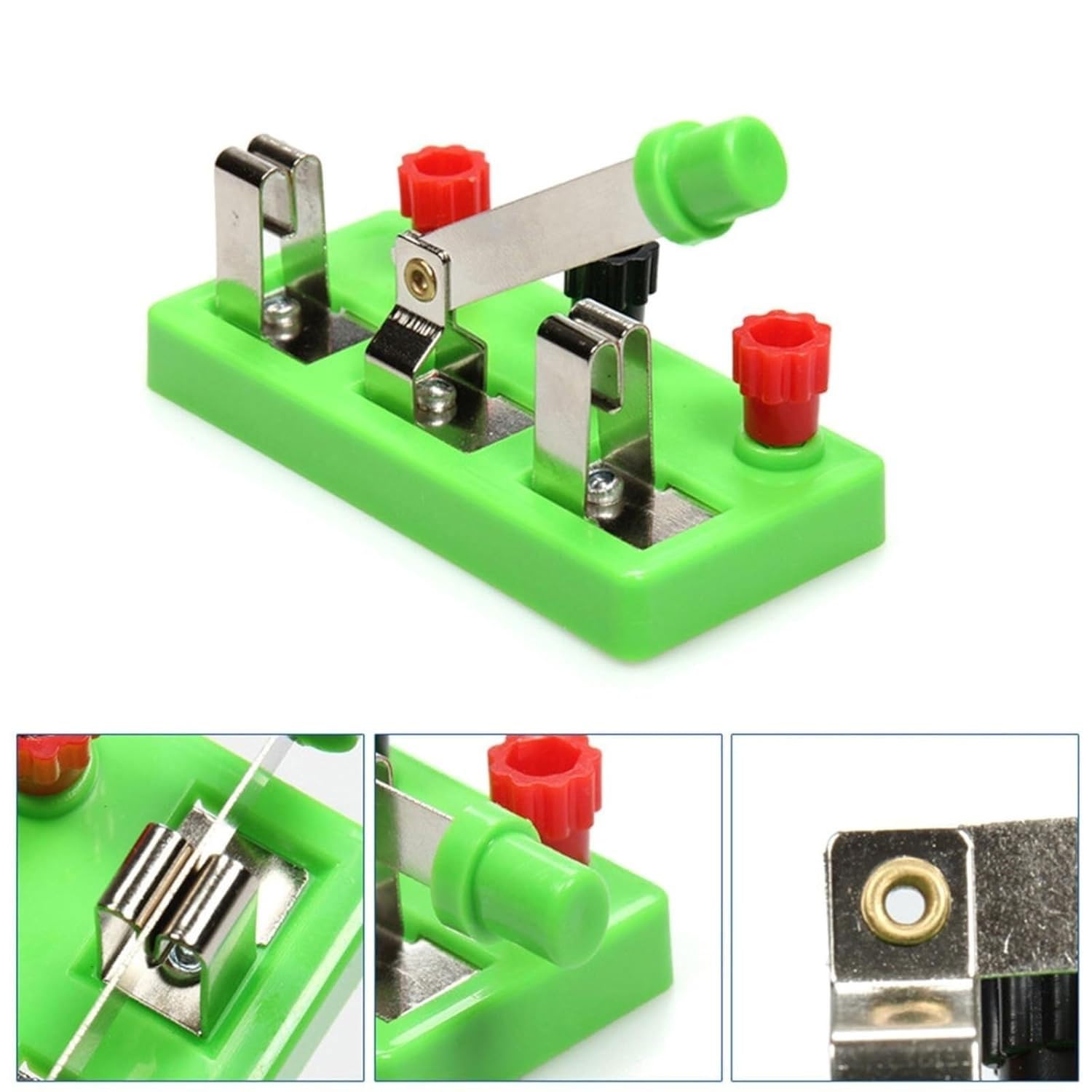 Kit completo for esperimenti elettromagnetici e sui circuiti, set da laboratorio di base for il rilevamento dell'elettricità for l'esplorazione dei principi paralleli in serie e la dimostrazione