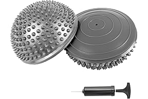 2 Pcs Hedgehog Balance Pods Half-Dome Spiky Balance Balls