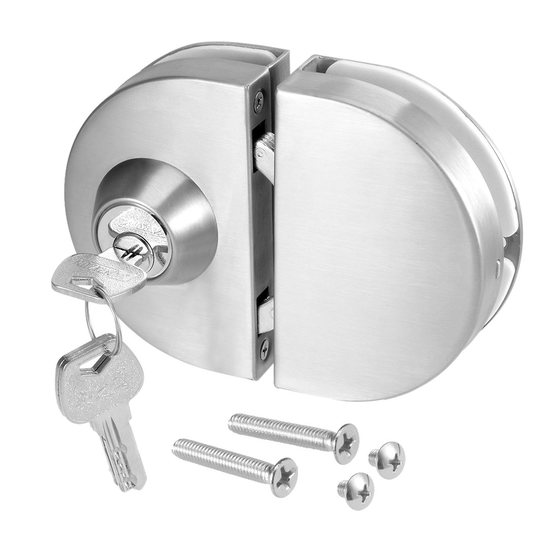 Buy sourcing 12mm Glass to Glass Door Latch Lock Stainless Steel