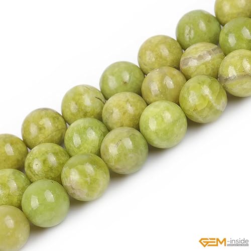 Miniatura 578 de GEM-Inside - Cuentas sueltas de piedra de lava negra natural de 0.315 in para hacer joyas, 15 pulgadas Cordierita de grado A