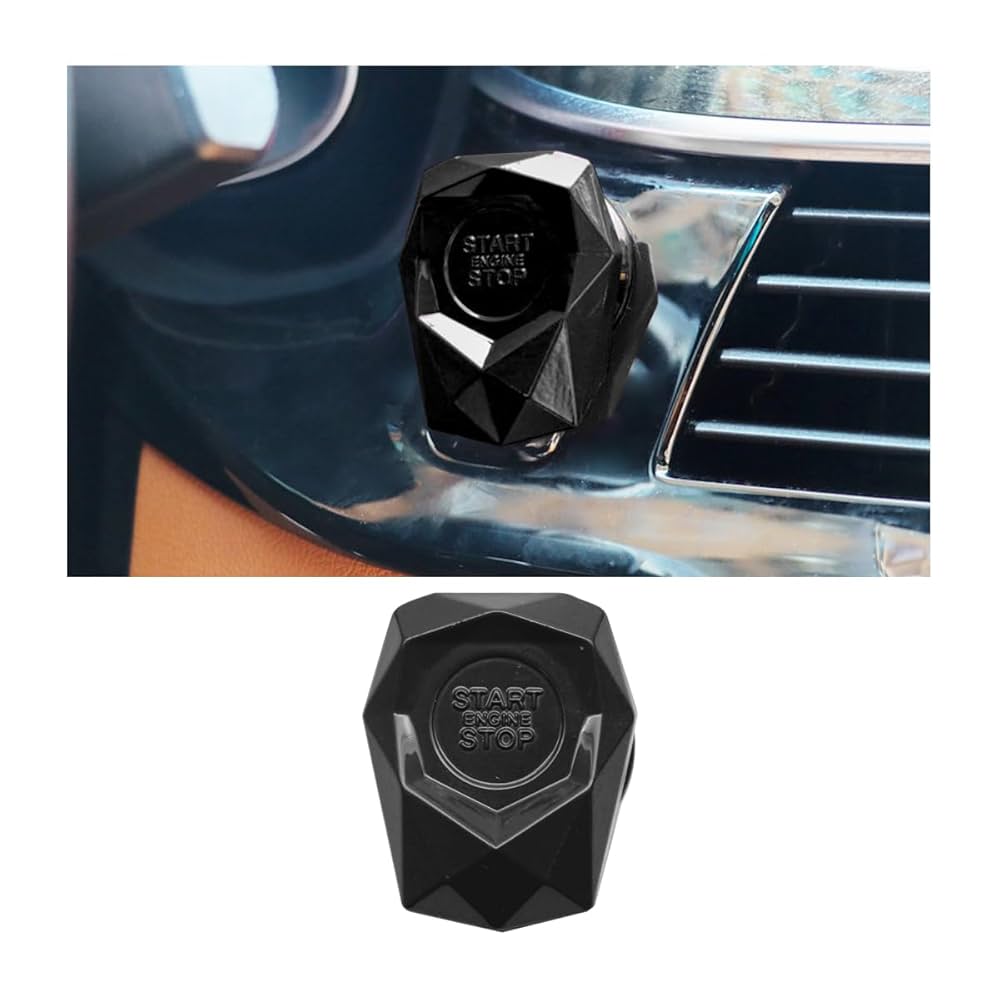 Car Start Button Protection Cover Engine Start Stop Button Cover Decorative Type Car Sticker