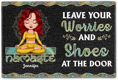 Vista 29 de Tapete personalizado con texto en inglés «Check Yo Energy Before You Come in My Space», decoración del hogar, cumpleaños, regalo de amor para ti 5