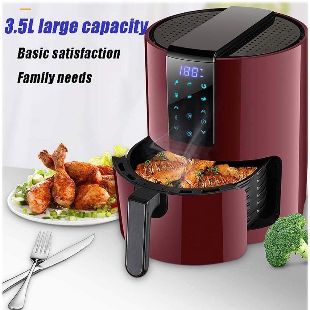 Friteuse Air, 3.9 Quart, Four à air Chaud de 1400 Watts avec écran numérique LCD et contrôle de la température