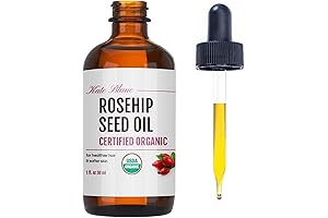 Kate Blanc Cosmetics Organic Rosehip Oil: Pure, Cold-Pressed Elixir for Glowing Skin and Revitalizing Massage