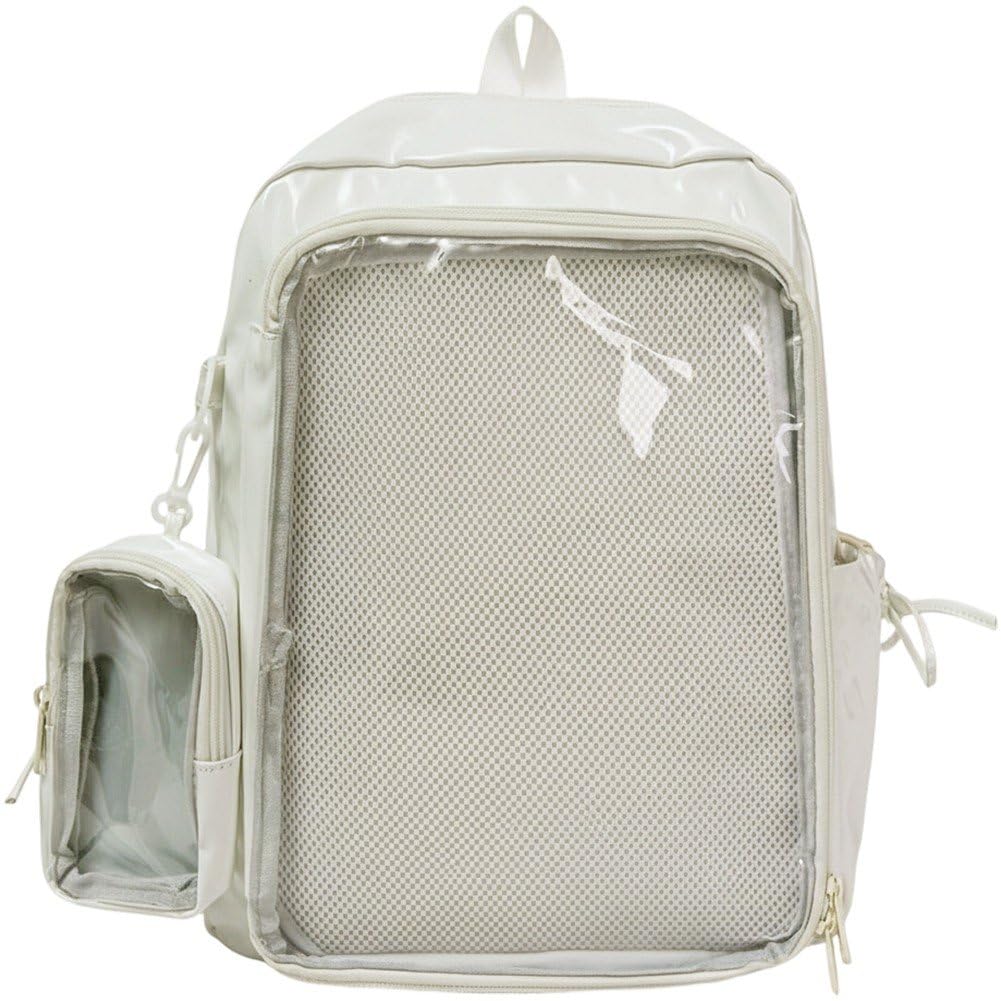 Sac à dos transparent ita bag robuste en PVC de grande capacité