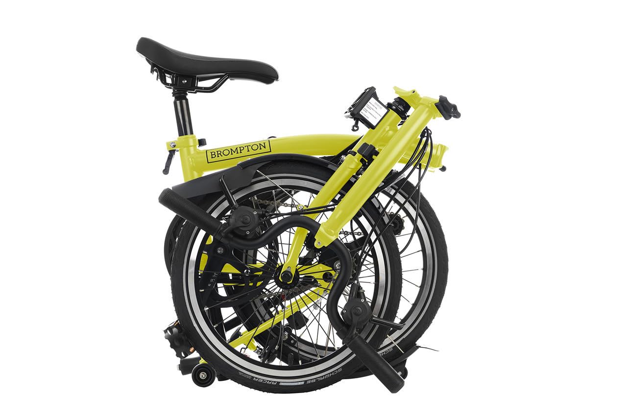 Buy Brompton C Line 6 Speed Folding Bike - Mid (Yuzu Lime) Online