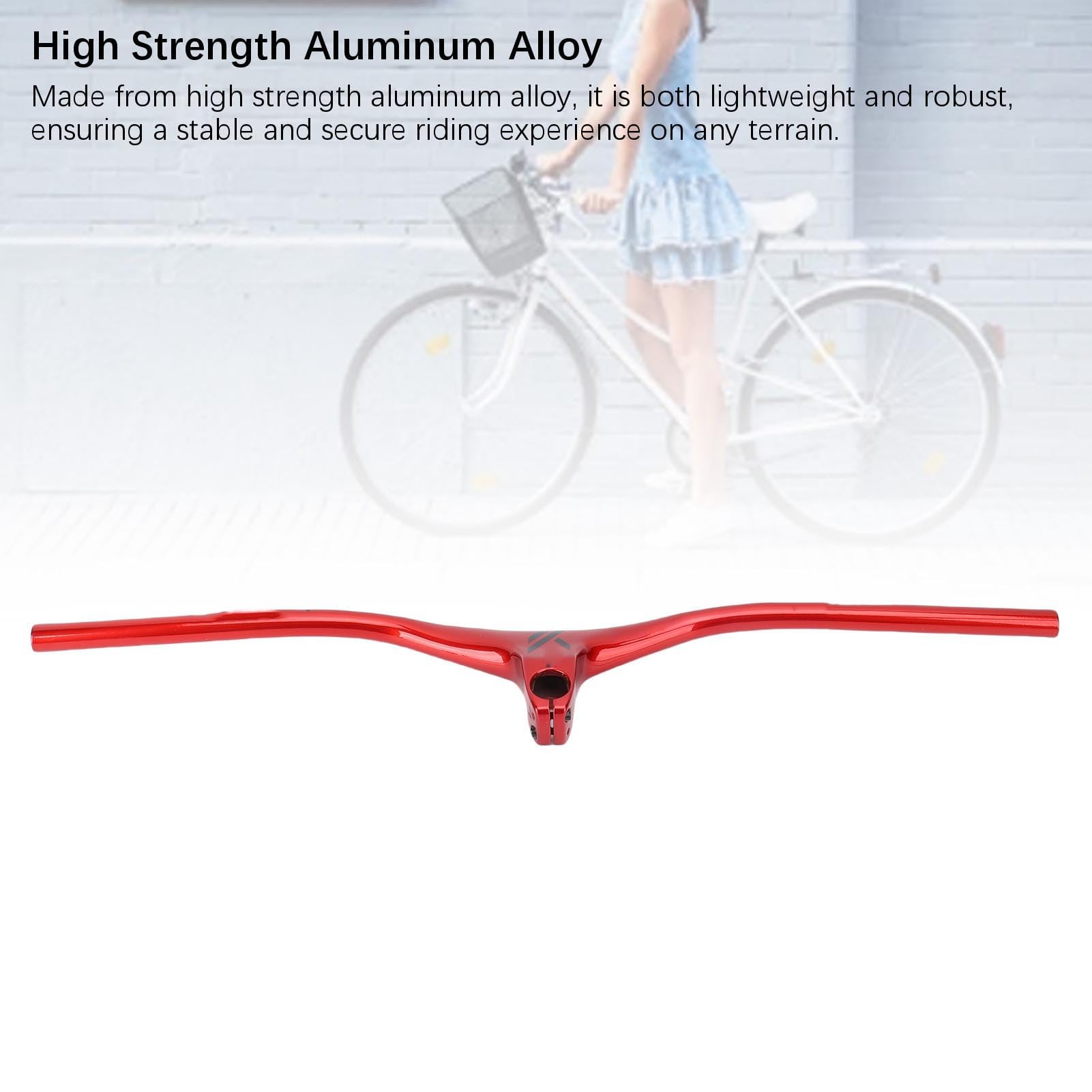Lekka Kierownica Rowerowa Górska, Wytrzymały Stop Aluminium 6061,