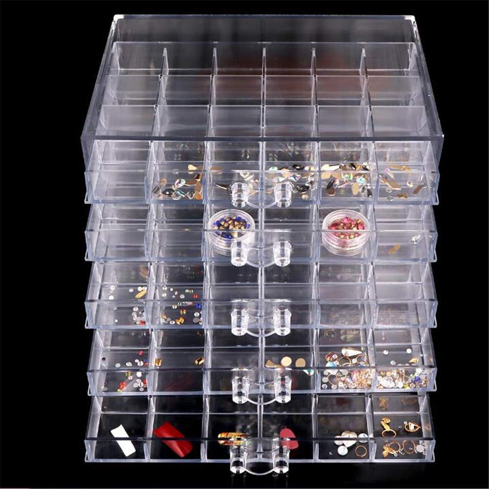 Organisateur nail art 120 compartiments pour un atelier créatif ordonné