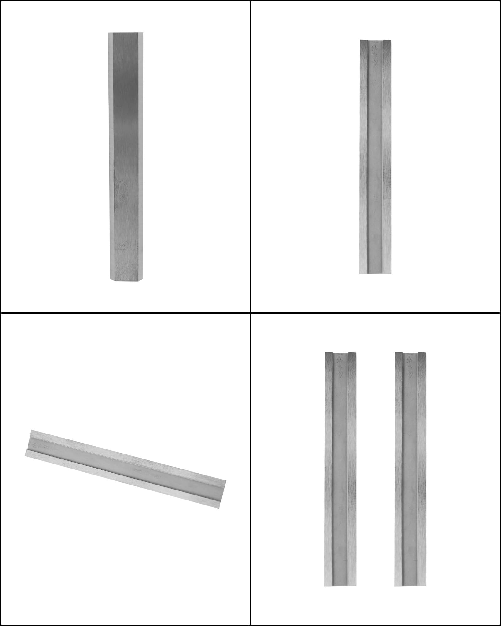 Cuchillas raspadoras de pintura de carburo de 2.5 pulgadas, cuchillas de acero de tungsteno de repuesto reversibles de doble filo, aptas para raspadores de 2.5 pulgadas, para quitar pintura