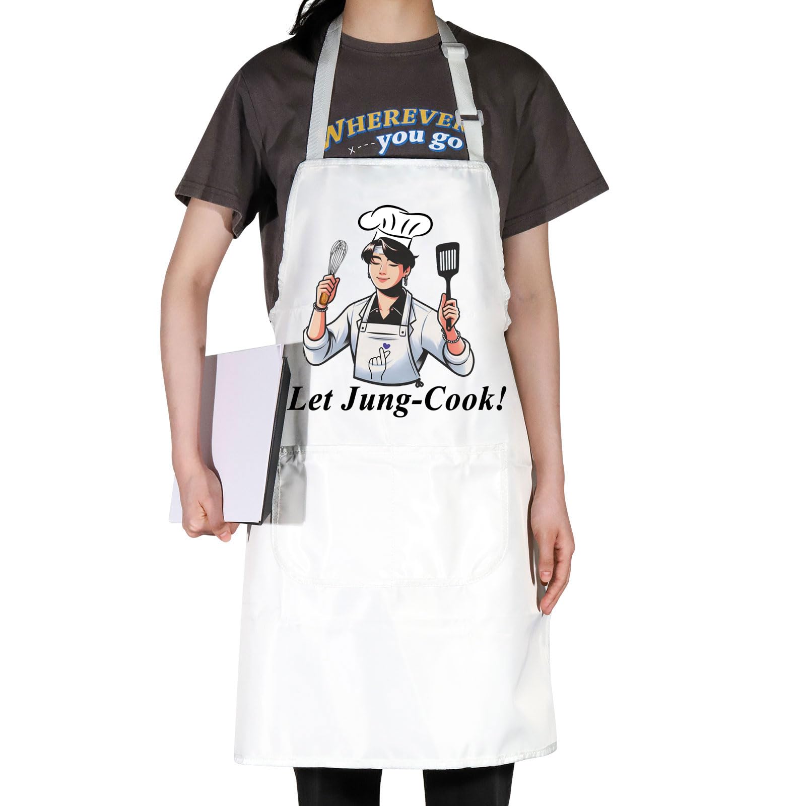 JNIAP Korean Group Kitchen Apron Korean Group Fans Gifts Korean Group Kitchen Gifts Korean Music Lover Gift