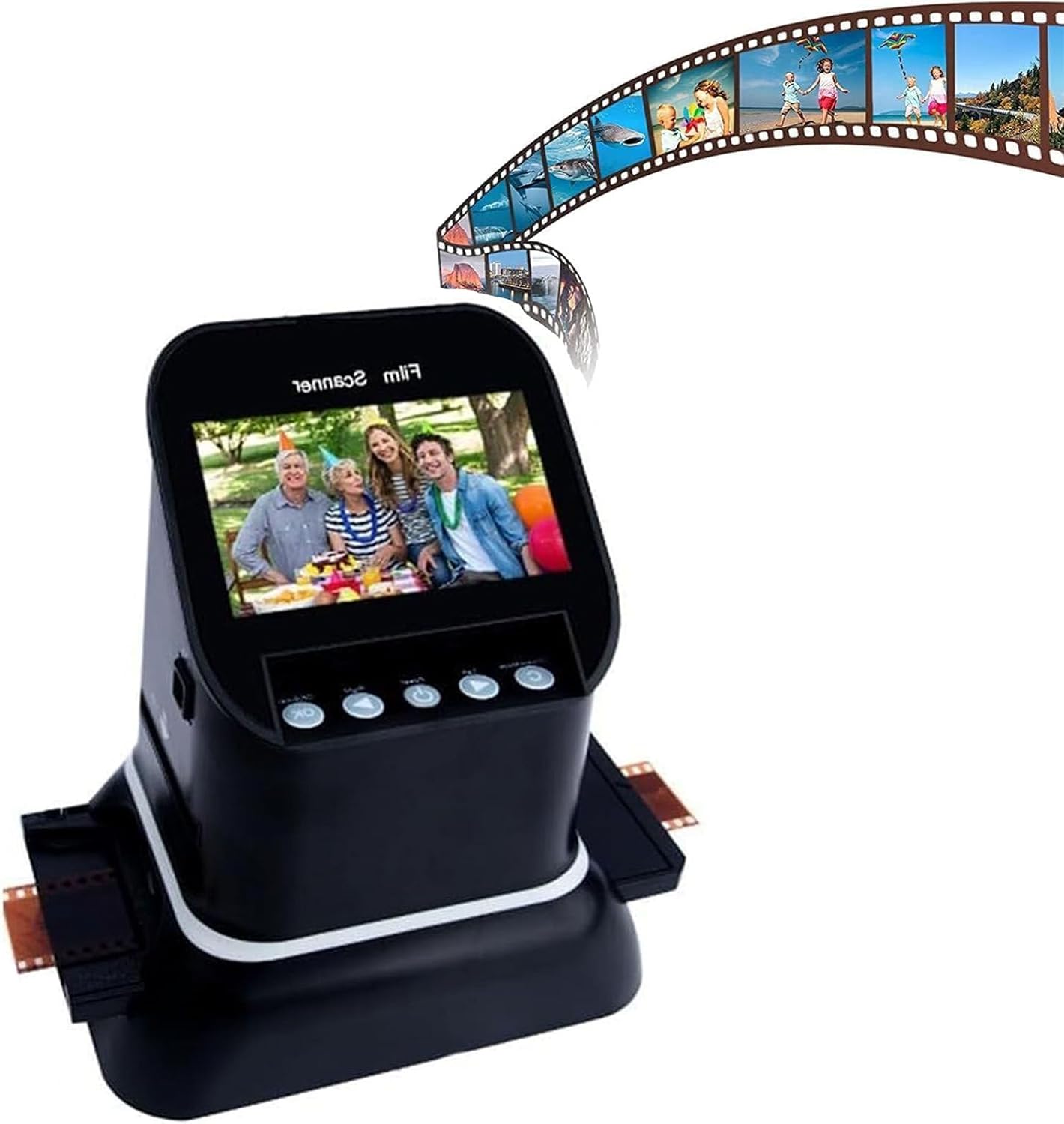 120/126/127/135 Film Negative Scanner,22 Mp High Resolution Slide Viewer,Convert 35mm Film &Slide to Digital JPEG, No Computer/Software Required