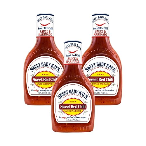 Miniatura 10 de Sweet Baby Ray's, Wing Sauce & Glaze, chile dulce, botella de 16 onzas (paquete de 6)