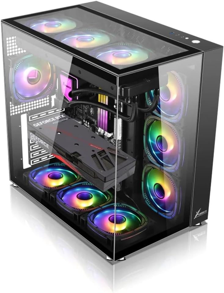 DESKTOP BUDGET GAMING/WORKSTATION PC: CORE I5 10400F | 16GB RAM | CHOOSE GPU | 1TB NVME/SATA SSD | WINDOWS 11 | WIFI BT READY (CORE I5 10400F + RTX 2060 SUPER 8GB DDR6)