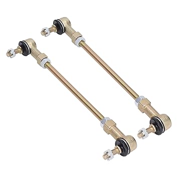 2 Tie Rod Sets, Sturdy Rustproof Metal Alloy Perfect Match Antiwear ATV Parts for Repair