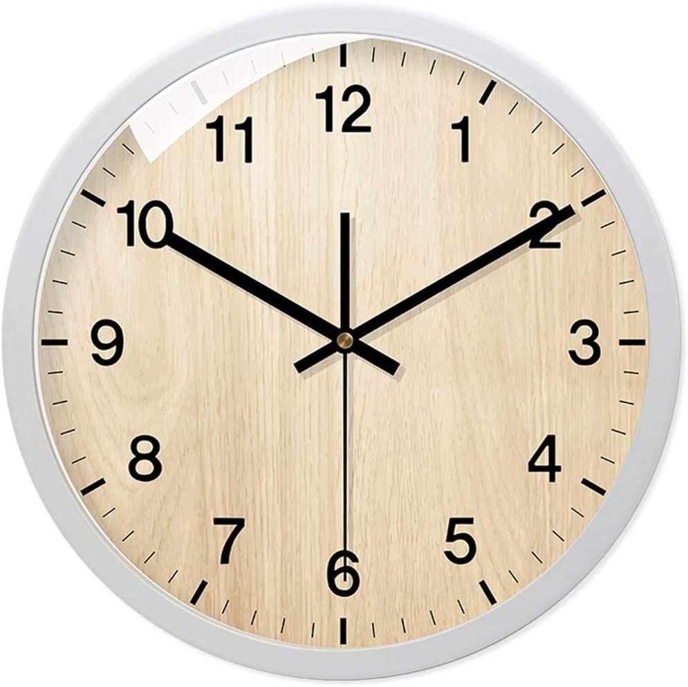 Horloge murale numérique noire pour en finir avec le tic-tac stressant la nuit