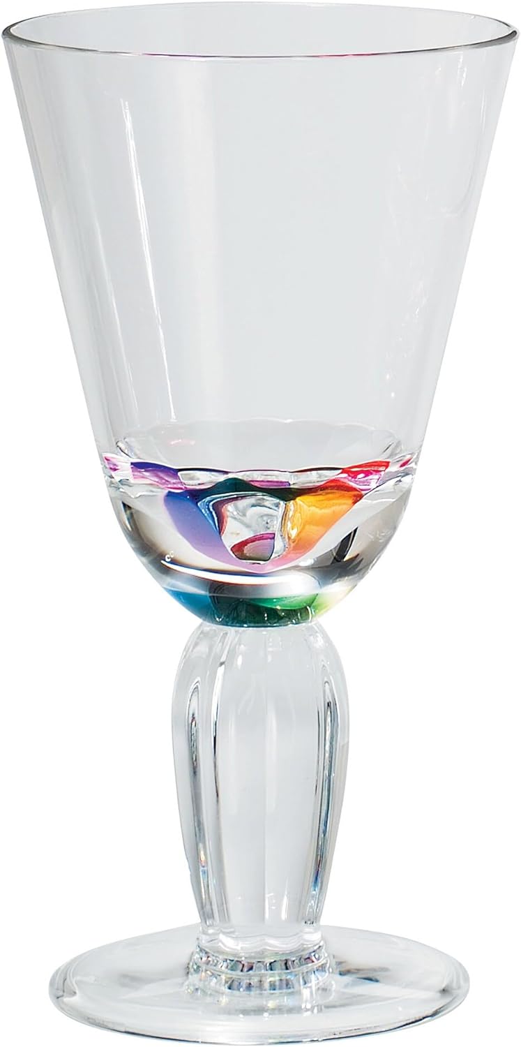 Merritt International 24040 Rainbow Diamond Wine Glass