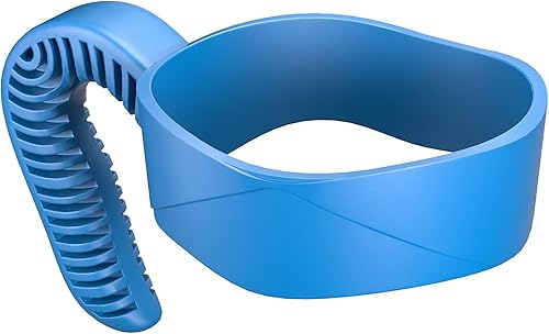 Mango de vaso para tazas de 20 onzas, agarre seguro, ligero, apto para lavavajillas, ideal para viajes y actividades al aire libre (20 onzas, azul)