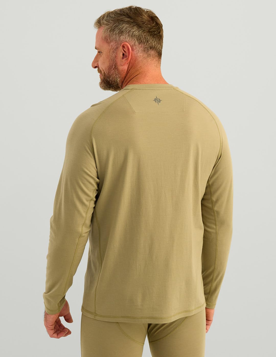 Nomad Herren Durawool Crew, Warm Durable Performance Base Layer for Hunting and Outdoor Adventures Baselayer-Shirt