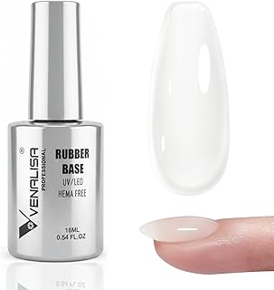 VENALISA Rubber Base Gel Nail Polish, Gel Polish Soak Off Color High Gloss Soak Off U V Nail Manicure Salon and DIY at Hom...