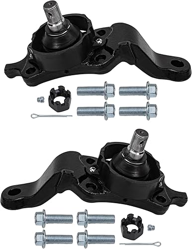 Miniatura 124 de Detroit Axle - Par de rótulas delanteras superiores para Chevy GMC Silverado Sierra 1500 Tahoe Yukon XL Suburban Cadillac Escalade ESV 2 juntas de