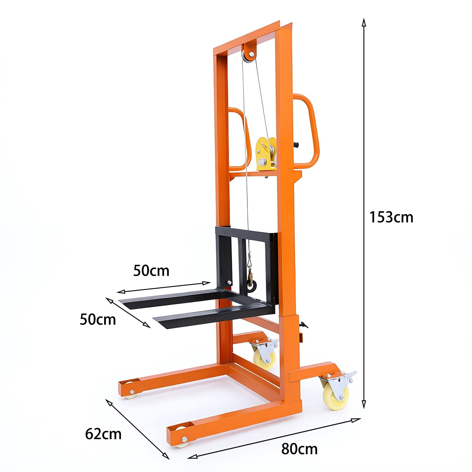 Amazon | パレットジャッキ パレット積み降ろし用ハンドクランクリフト