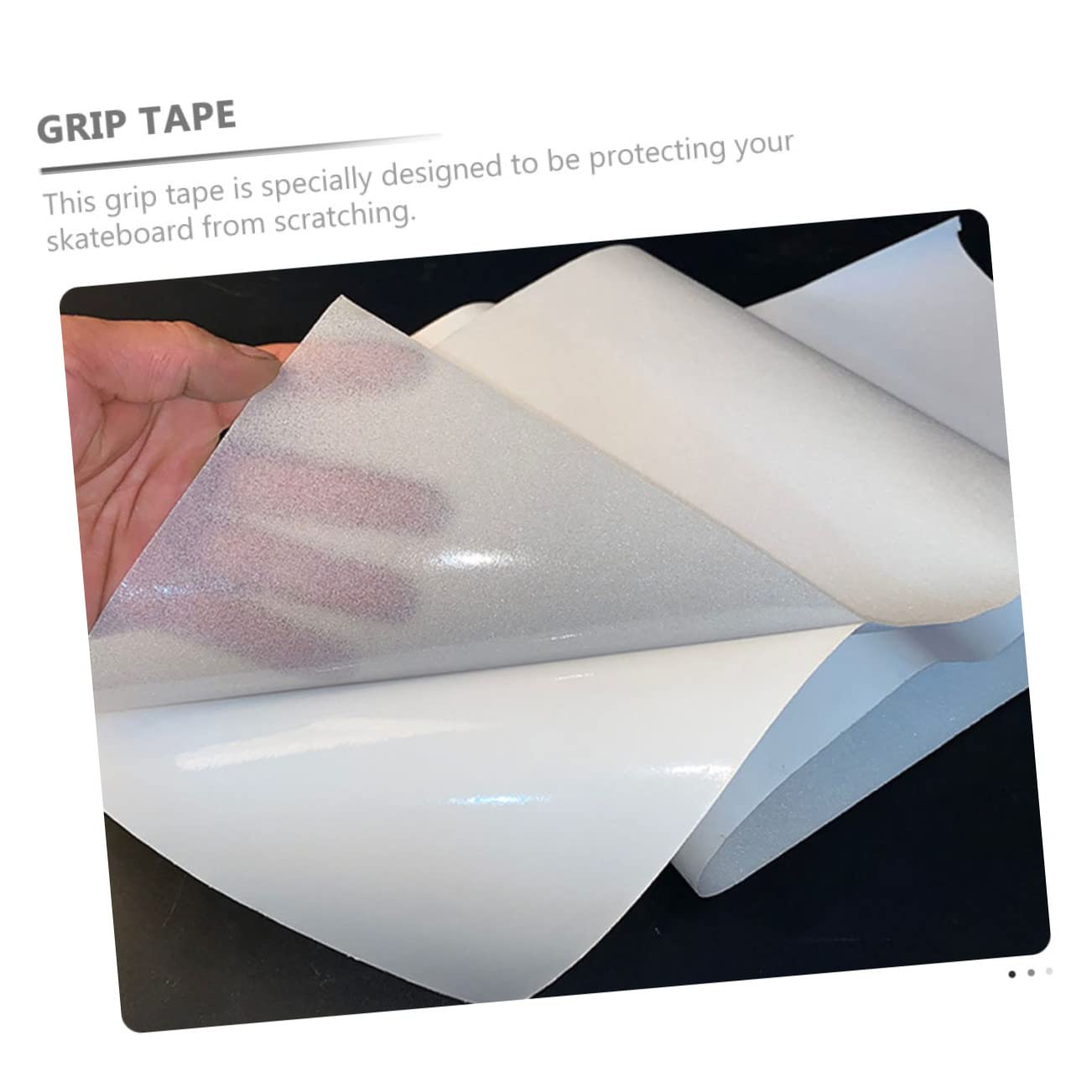 Sosoport 3pcs Professional Skateboard Tape Wear-Resistant Skateboard Decor Self-Adhesive