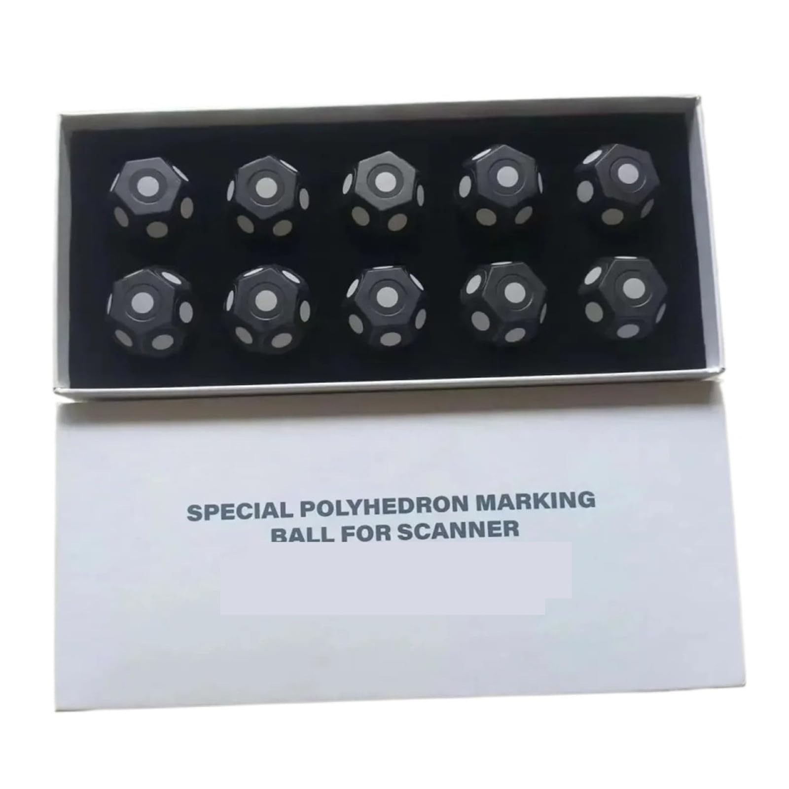 Scanner 3D Portable, sphère magnétique 6mm ID 10mm OD, Point marqueur hautement réfléchissant Facile à réutiliser(50 pcs Ball)