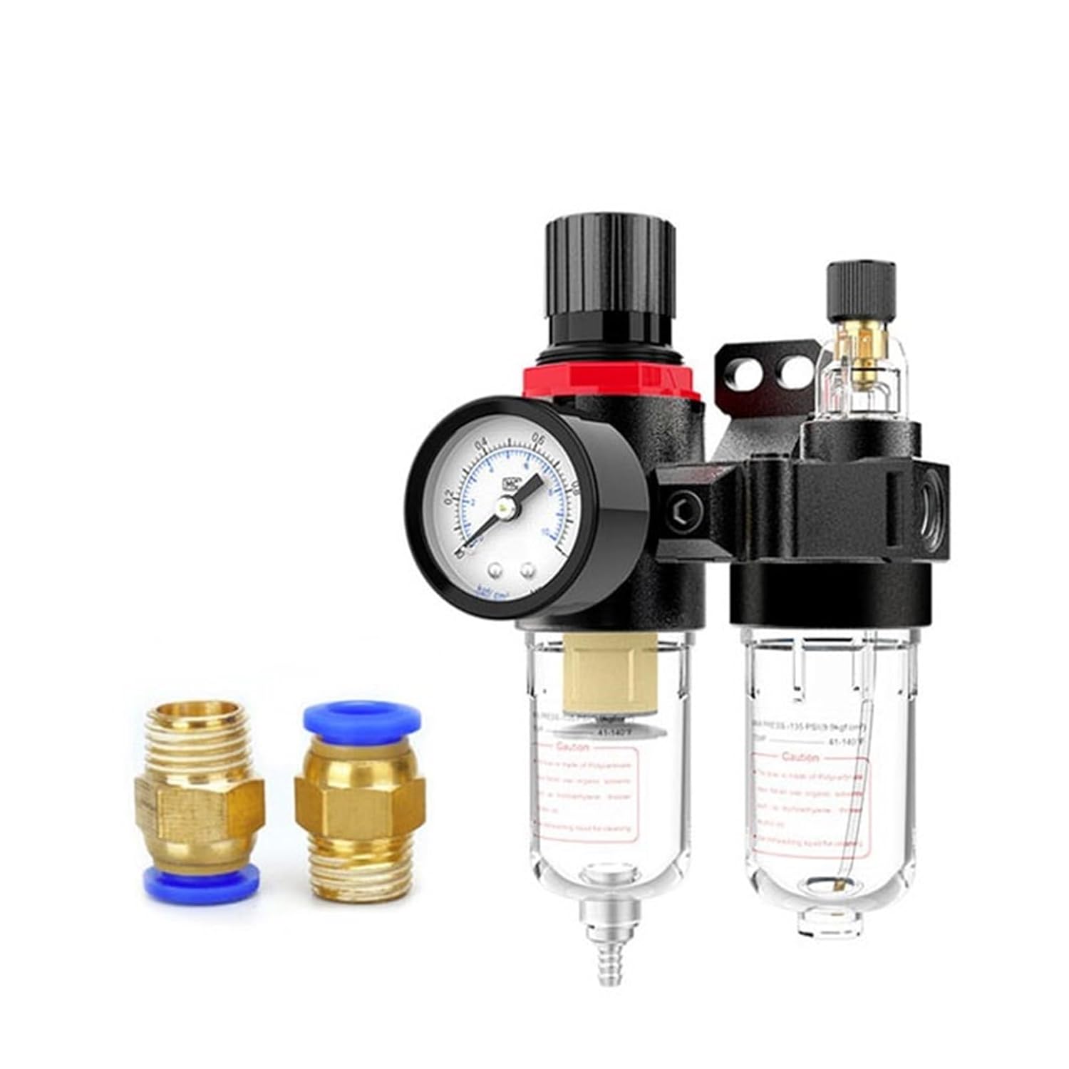 AFC2000 Oil-Water Separator Regulator Filter Spray Gun air Compressor Pressure Reducer 1/4(AFC-PC14-02)