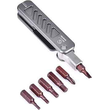 SWFOTO DW-02 PRO Folding Hex Wrench Wrench Set Keychain Tool 2.5/3/4/5mm, Phillips and Flathead Screwdrivers
