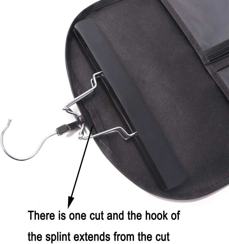 2 Pack Hair Extension Holder Hair Extensions Storage Bag with Hanger ,Portable Wig Bags Storage,Hair Extension Hanger for Hairpiece Human Hair