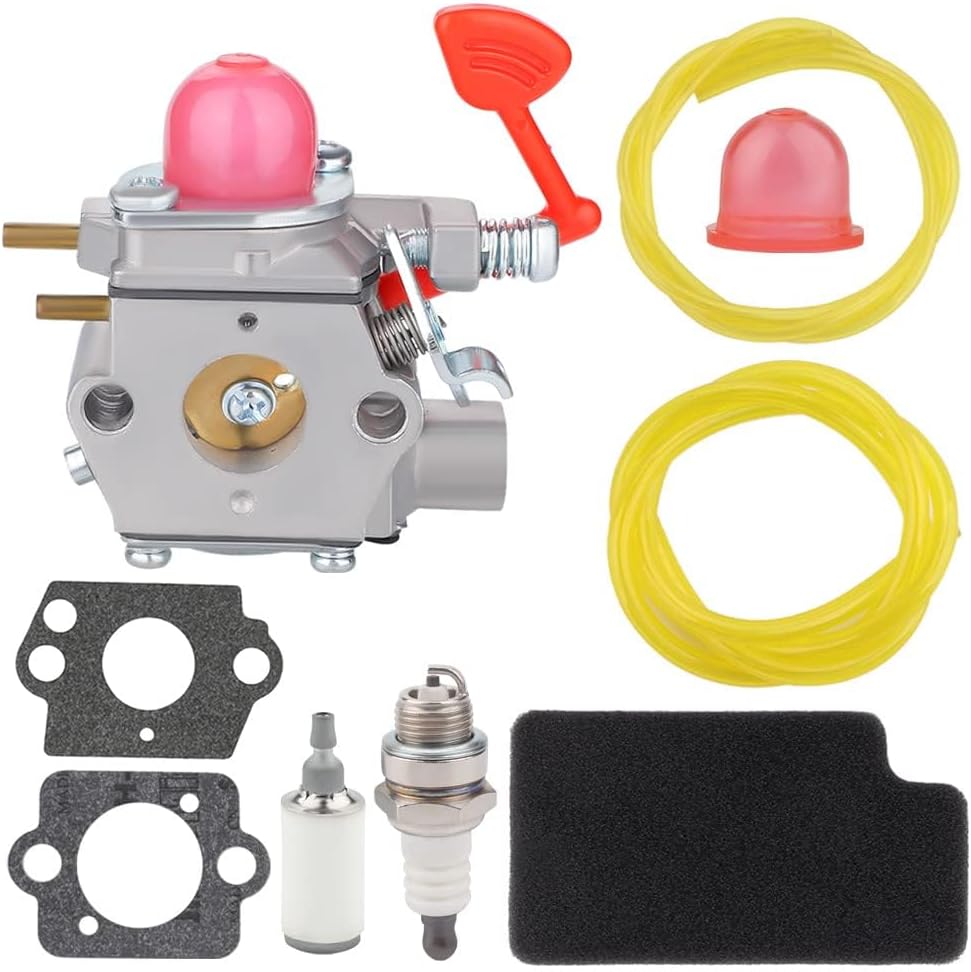 Harbot WT-875 Carburetor for 545081855 Craftsman Poulan Pro Blower BVM200C BVM200VS P200C GBV325 P325 200mph with Air Filter Fuel Line Filter Spark Plug