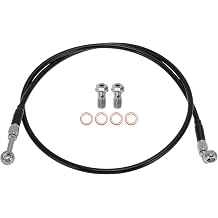 48 英寸摩托车制动离合器油软管线套件适用于 12 英寸-14 英寸 Harley Sportster XL 车把液压前制动线 883 1200 1988-2003 No。4898010/4525098B
