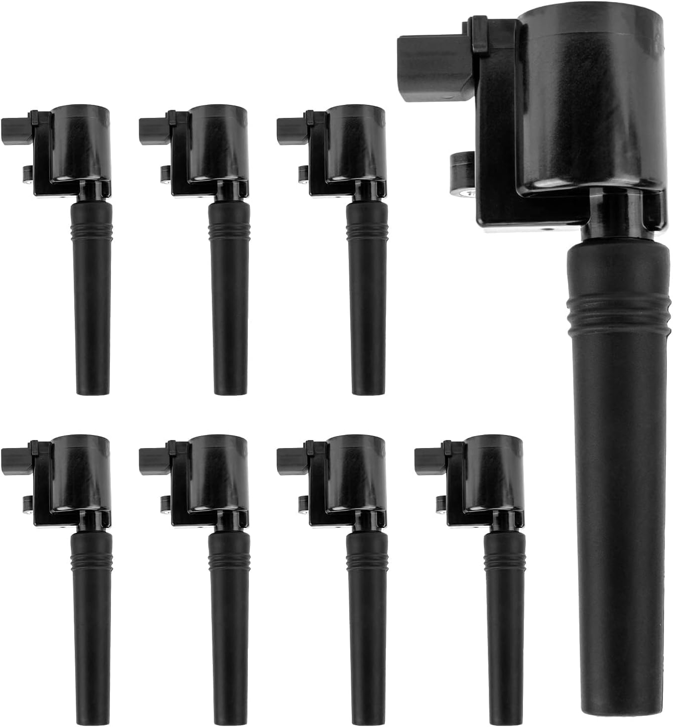 PHILTOP Set of 8 Ignition Coil Pack Compatible with LS 2000-2006, S-Type 2000-2003, Thunderbird 2002-2005 3.0L 3.9L 4.0L 4.2L V8 Replacement for FD506 C1234 DG515 DG509