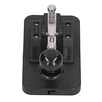 Portable Morse Code Practice Tool Manual Tapper with Audio Buzzer Feedback - Beginner Learning Guide for Code Training