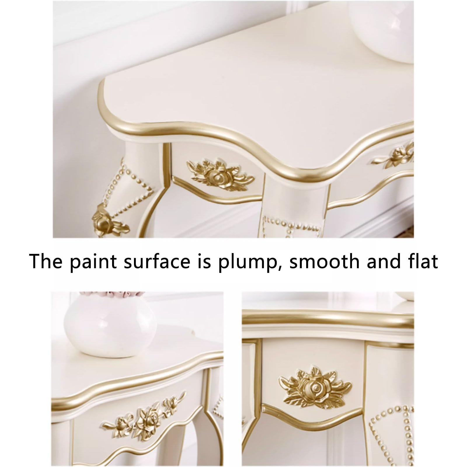 Tavolo da ingresso rettangolare con 4 gambe in legno, console portaoggetti per soggiorno e portico, elegante arredamento per la casa (88 x 25 x 80 cm/35 x 10 x 32 pollici) – perfetto per nizing e