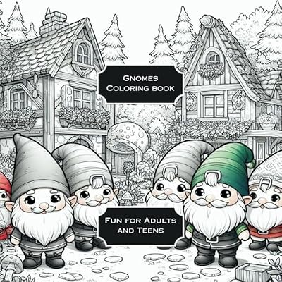 Gnomes Coloring Book