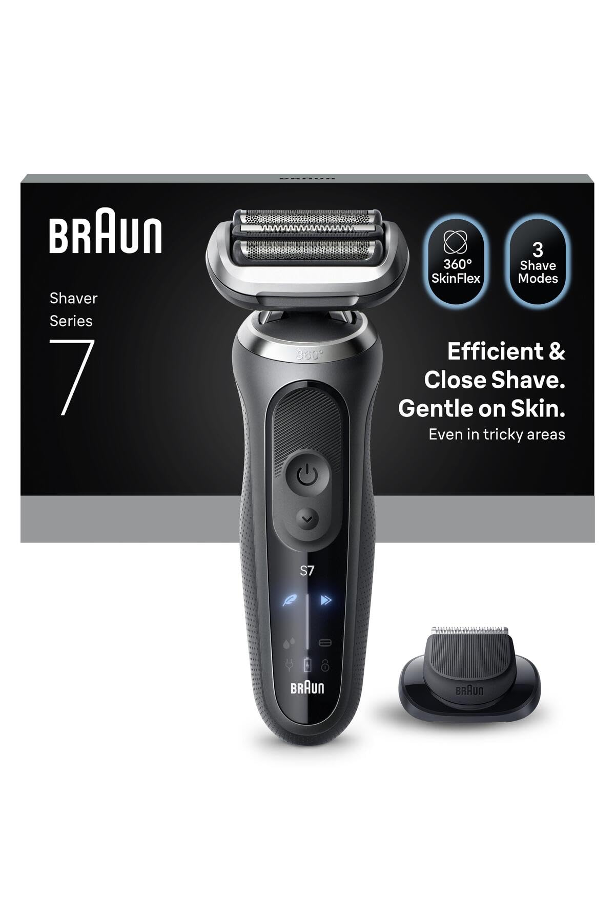 Braun Series 7 Elektrikli Tıraş Makinesi, Islak ve Kuru,…
