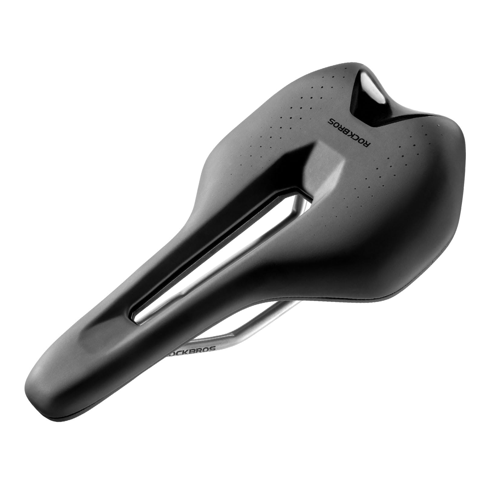 ROCKBROS Bike Seat, Comfortable Bike Saddle, Soft Waterproof Bicycle Saddles for Men Women, Ergonomic Seat Cushion for Exercise Bike, Mtb, Gravel, Road Bike and Ebike