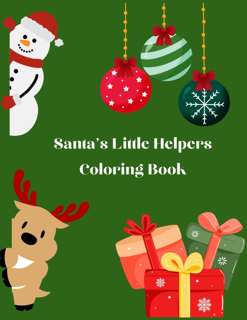 Santa's Little Helpers Coloring Book
