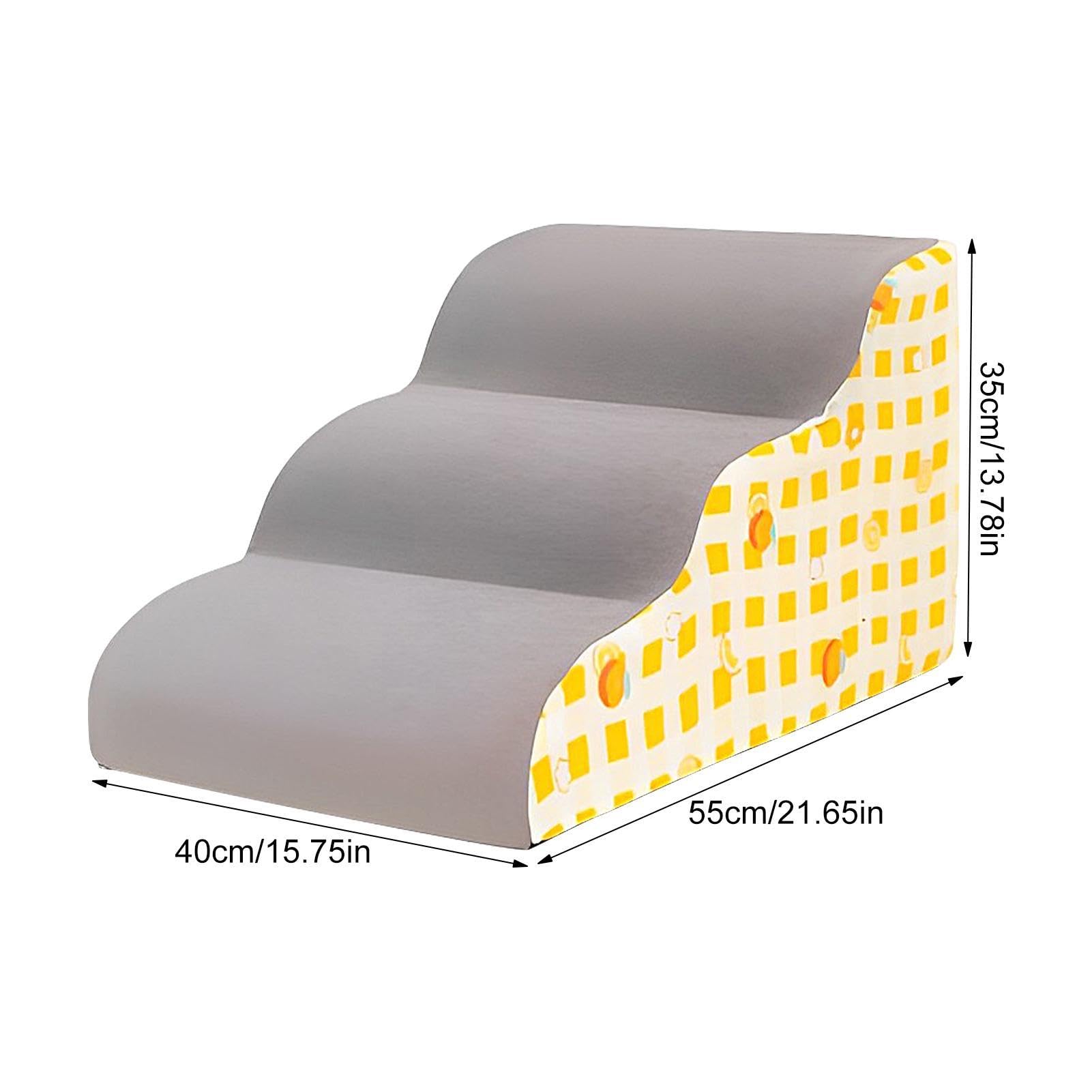 Rampe pour chien Escalier en mousse pour lit haut Marches pour animaux de compagnie