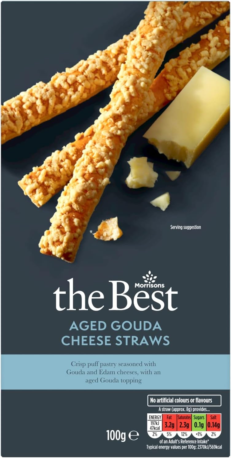 Morrisons The Best Aged Gouda Cheese Straws, 100g Amazon.co.uk Grocery