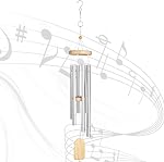 Wind Chime, Classic Wind Chimes for Outdoor Indoor Decor Smooth Melodic Tones Chime for Garden Patio Balcony and Home - 29 Inch with 6 Tubes & DIY Pendants for Outdoor Garden Patio Decor