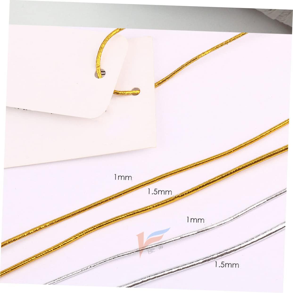 Elastic Cord for Jewelry Making 150m Silver Latex Stretch Thread